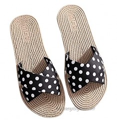 Beach Slippers for Women Summer Criss Cross Flip Flops Polka Dot Sandals Summer Casual Beach Flip Flops Sandals Slippers