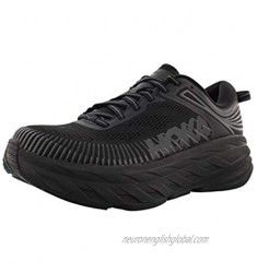 HOKA ONE ONE Men's Bondi 7 Running Shoes Black/Black