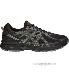 ASICS Men's Gel-Venture 6 Black/Neon Lime Running Shoe 8 M US