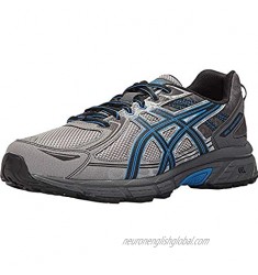 ASICS Men's Gel-Venture 6 Running Shoe  Aluminum/Black/Directoire Blue  14 4E US