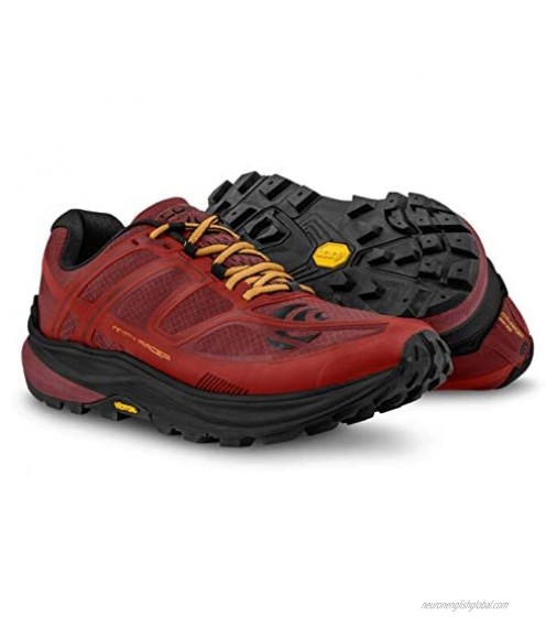 Topo Athletic Men's MTN Racer Trail Running Shoe Red/Orange Size 9