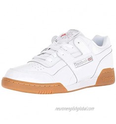 Reebok Men's Workout Plus Cross Trainer  White/Carbon/Classic red  9 M US