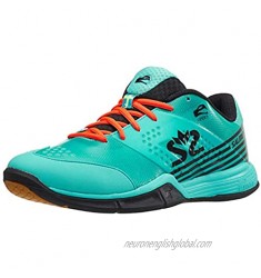 Salming Men's Viper 5 Squash Indoor Court Sports Shoes  Turquoise/Black  9.5