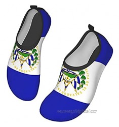 El Salvador Flag 1 Water Sports Shoes Barefoot Quick-Dry Aqua Yoga Socks Slip-On for Men Women