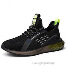 Men's Walking Shoes Fashion High Top Sock Sneakers Slip On Blade Athletic Shoe Jogging Gym Footwear