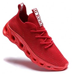 Wrezatro Shoes Running Men Lightweight Casual Walking Breathable Gym Workout Athletic Tennis Sneakers