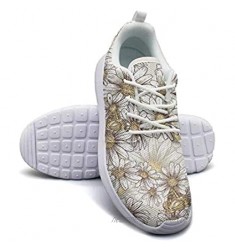 Hobart dfgrwe Sunflower Cute Decor Women Flat Bottom Breathable Basketball Shoes