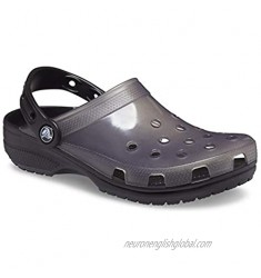 Crocs Unisex-Adult Men's and Women's Classic Translucent Glitter Clog | Comfortable Slip on Shoes