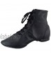 Cheapdancing Children’s Practice Dancing Shoes Soft Leather Flat Lace-up Jazz Boots (Little Kid/Big Kid)
