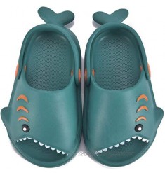 MARITONY Toddler Sandals Boys Girls Clogs for Kids Shark Slip on Pool Slides Open Toe Home Beach Shower Shoes for Summer