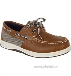Reel Legends Boys Classic Boat Shoes 2 Brown