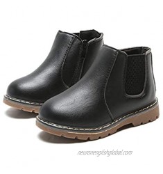 Kids Ankle Leather Boots Boys Girls Boots (Toddler  Little Kid)