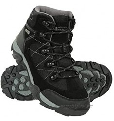 Mountain Warehouse Rapid Kids Waterproof Boots - for Girls & Boys Black Kids Shoe Size 3 US