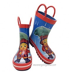 Daniel Tiger Toddler Boy Rubber Rain Boot with Handles