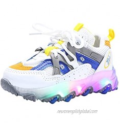 USYFAKGH Kids LED Shoes Low-Top Light Up Shoes for Girls Boys Child Fashion Unisex LED Sneakers