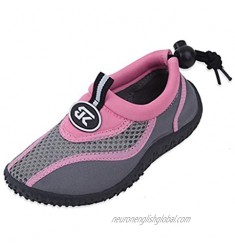Cambridge Select Kids' Quick Dry Closed Toe Slip-On Mesh Non-Slip Drawstring Water Shoe (Toddler/Little Kid/Big Kid)