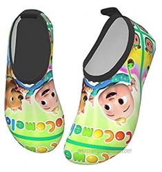 Phartheit Cocomelon Kids Water Shoes Non-Slip Quick Dry Swim Barefoot Beach Aqua Pool Socks for Boys & Girls Toddler