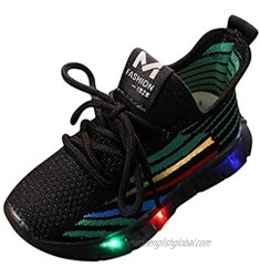 CCSDR Children LED Light Shoes Girls Boys Bling Luminous Sneakers Sport Running Shoes