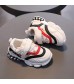 Fashion Sneakers for Children Girls Boys Outdoor Casual Breathable Soft Bottom Velcro Sport Shoes