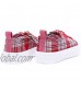 GladThink Kids Girls Canvas Classic Retro Style Shoes with Side Zipper