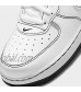 Nike Little Kids AIR Force 1 Stitch (PS) White Black DC9672B 104