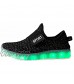 TOLLN Kids Boys Girls Breathable LED Light Up Flashing Sneakers for Children Shoes