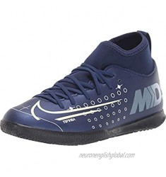 Nike Jr. Mercurial Superfly 7 Club MDS IC Little/Big Kids' Indoor/Court Soccer Shoe (3.5Y) Blue