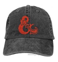 Vintage DND D&D Baseball Cap Unisex Adjustable Washable Cotton Hat Trucker Cap Dad Hat