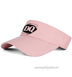 Dairy-Queen-DQ-ice-Cream- Sun Visor Snapback Hats Caps for Men Girls