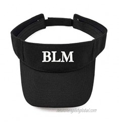 Black Lives Matter Embroidery Sun Visor Hat Cap Black
