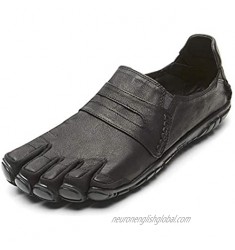 Vibram Five Fingers Men's CVT-Hemp Minimalist Casual Walking Shoe (40 EU/8-8.5  Black Leather)