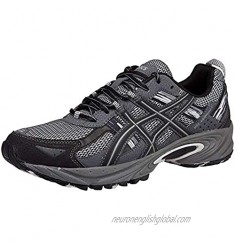 ASICS Men's Gel Venture 5 Trail Running Shoe Silver/Onyx/Black 9 M US