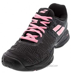 Babolat Women's Tennis Shoes Black Geranium Pink 7.5 us